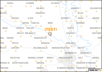 map of Iteşti