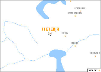 map of Itetemia