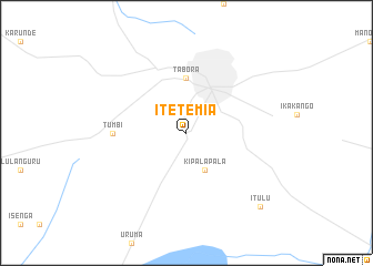 map of Itetemia