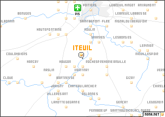 map of Iteuil