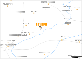 map of Iteyevo