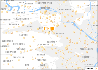 map of Ithan