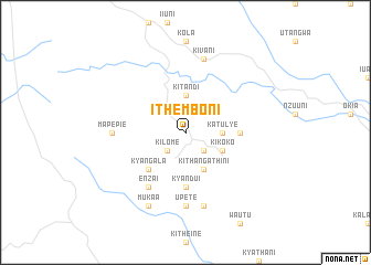 map of Ithemboni