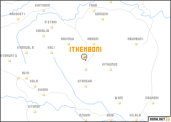map of Ithemboni