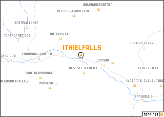 map of Ithiel Falls