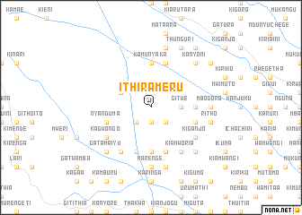 map of Ithirameru