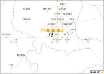 map of Itiakourou