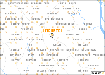 map of Itiam Etoi