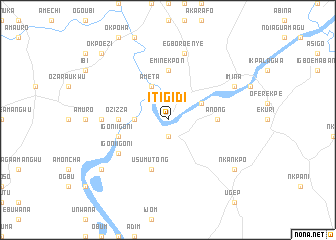 map of Itigidi