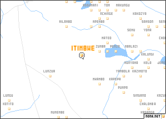 map of Itimbwe