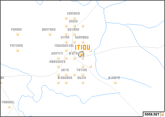 map of Itiou