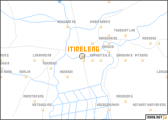map of Itireleng