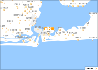 map of Itirin