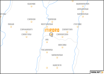 map of Itiroro