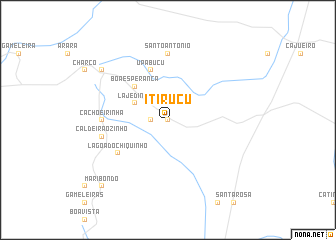 map of Itiruçu