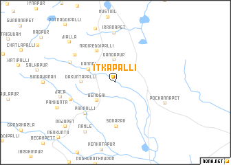 map of Itkāpalli