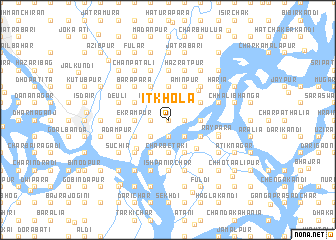 map of Itkhola