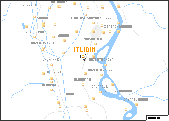 map of Itlīdim