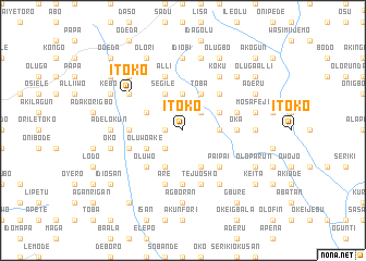 map of Itoko