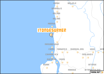 map of Itondé sur Mer