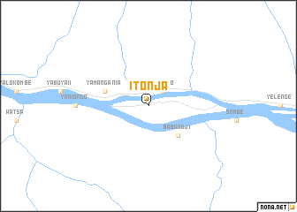 map of Itonja