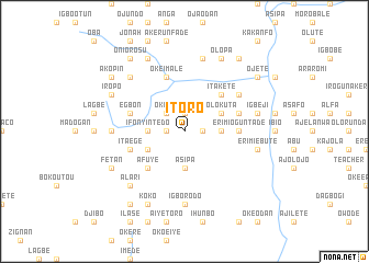 map of Itoro