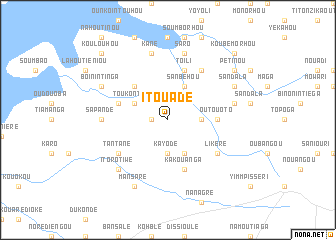 map of Itouadé