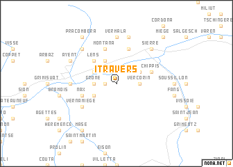 map of Itravers