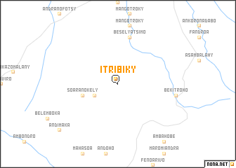 map of Itribiky