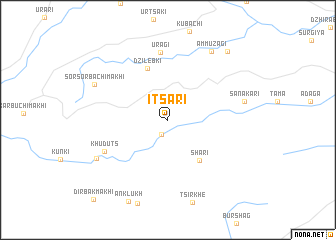map of Itsari