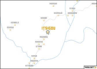 map of Itsigou