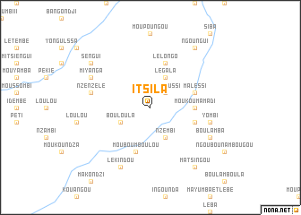 map of Itsila