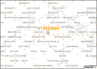 map of Ittersdorf