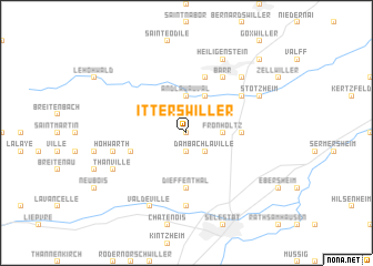 map of Itterswiller