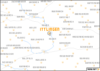 map of Ittlingen