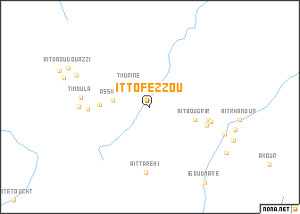 map of Itto Fezzou