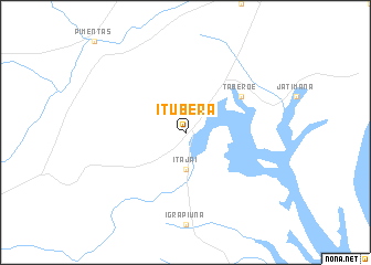 map of Ituberá