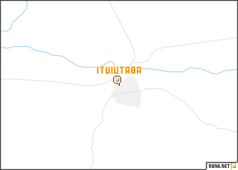 map of Ituiutaba