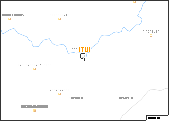 map of Ituí