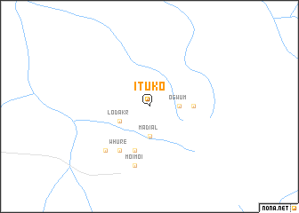 map of Ituko