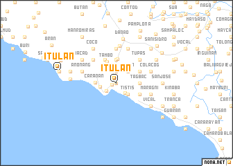 map of Itulan