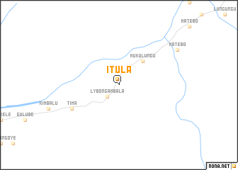 map of Itula