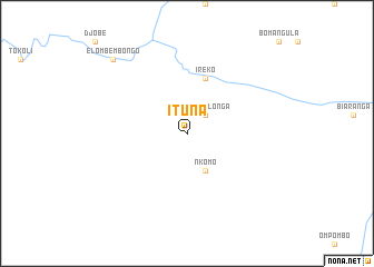 map of Ituna