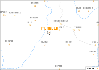 map of Itundula