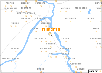 map of Ituracta