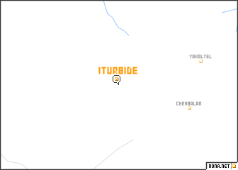 map of Iturbide