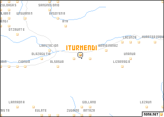 map of Iturmendi