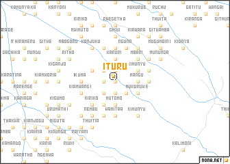 map of Ituru