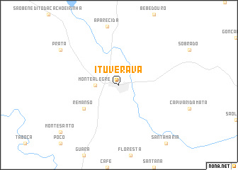 map of Ituverava