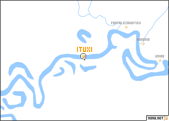 map of Ituxi